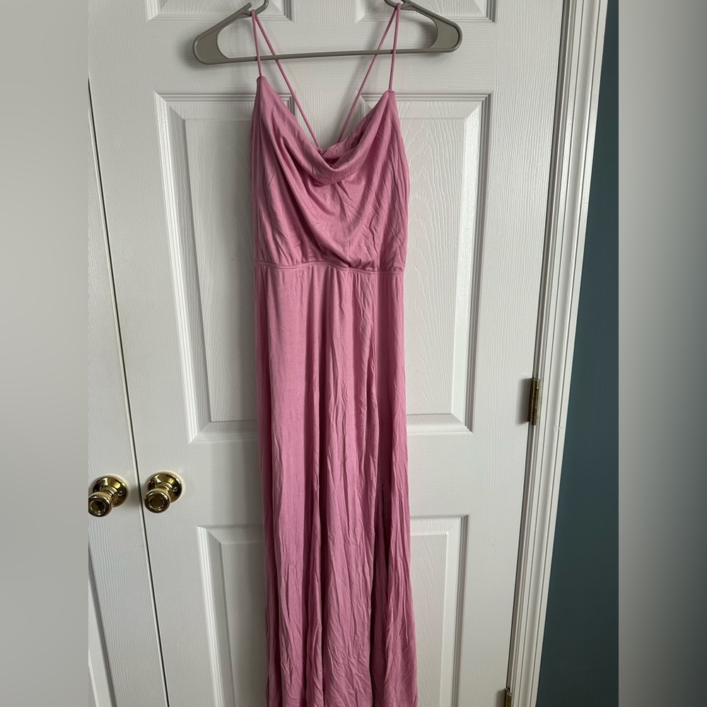 HALARA Soft Pink Maxi Dress